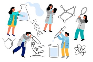 科学家插画