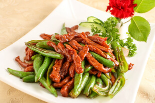 青椒炒肉丝