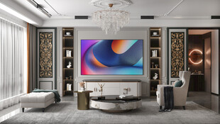 现代简约风客厅电视墙