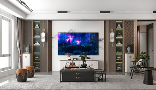 现代简约风客厅电视墙设计