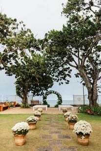 户外浪漫花园婚礼场地