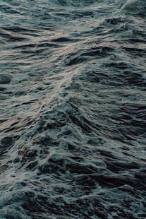 汹涌海面的波浪纹理