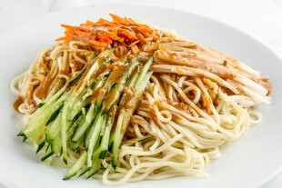 美味凉拌鸡丝面