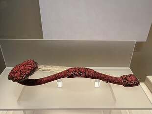 精美红木如意摆件