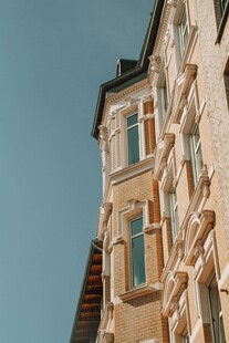 欧式风格建筑外观特写