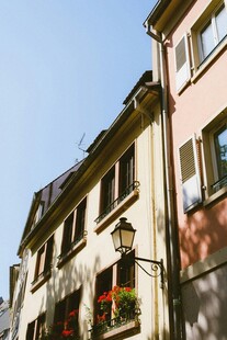 欧式街边建筑风景