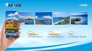 手持展示旅游网页界面