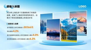 科技展示多场景宣传画面展板