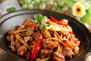 美味香锅鸡肉