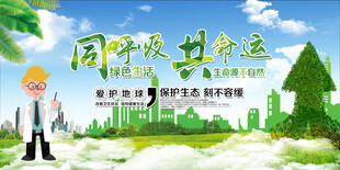 环保展板 保护环境 保护生态环