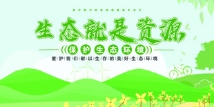 环保展板