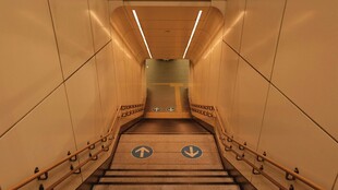 现代风格的室内楼梯空间