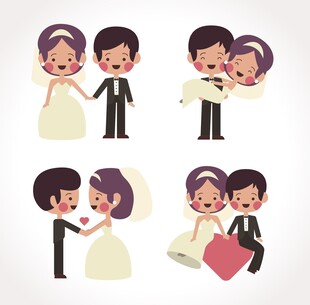 新婚夫妇