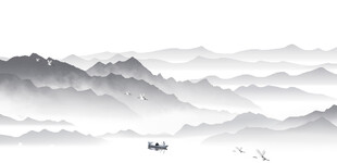 水墨山水背景