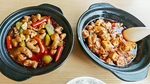 双份美味煲仔饭诱人呈现