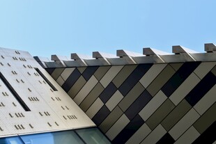 现代建筑外观特写