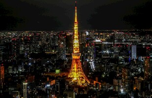 东京塔夜景璀璨夺目