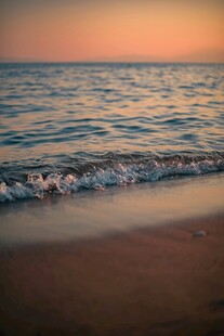 海边日落