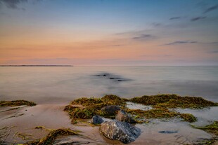 海边黄昏美景