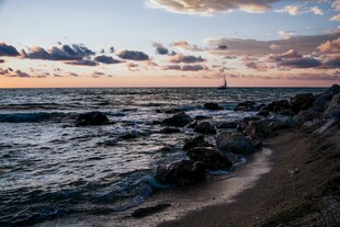 海边日落美景
