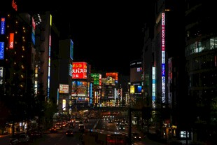 繁华都市夜景