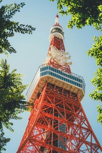 东京塔仰视美景