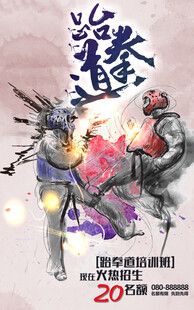 跆拳道海报