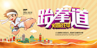 跆拳道海报