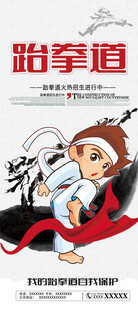 跆拳道海报
