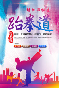 跆拳道海报