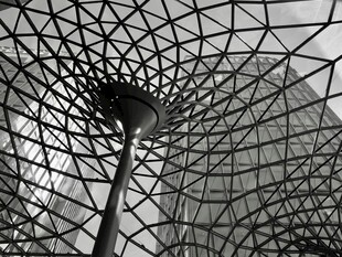 现代几何结构建筑景观