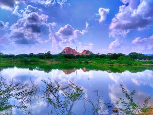湖畔美景