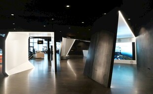 现代艺术展厅室内空间