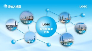 企业全球业务布局示意图展板