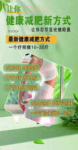 减肥 养生 健康 海报 展板