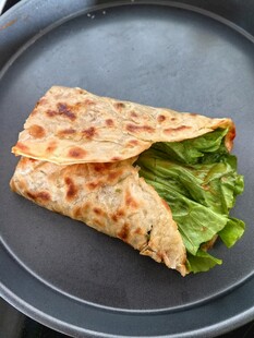美味生菜煎饼
