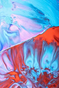 梦幻色彩流体艺术画面