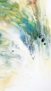 抽象水彩艺术纹理画面