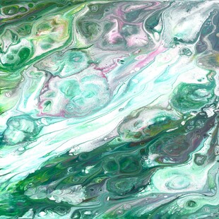 梦幻抽象流体艺术画面