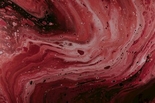 梦幻红色流体纹理图案