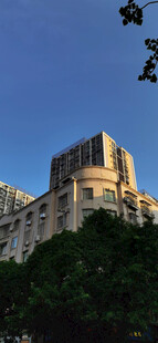 绿树掩映下的宏伟建筑