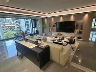 现代简约风格豪华客厅空间