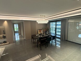 现代简约风格的宽敞客厅