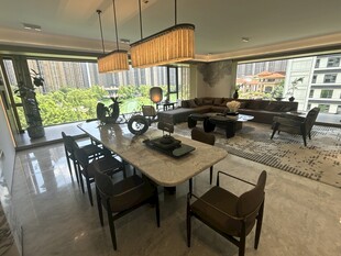 现代风格豪华客厅餐厅