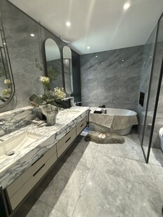现代奢华大理石浴室空间