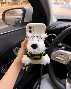 毛绒小狗挂件