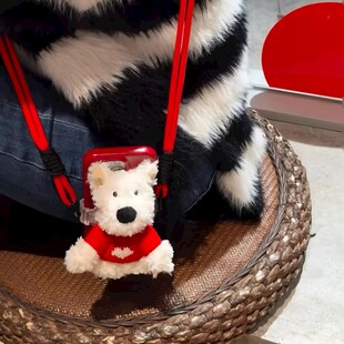 毛绒小狗挂件