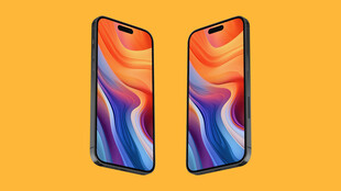 两部多彩智能手机展示样机