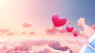 浪漫520情人节恋爱爱情情