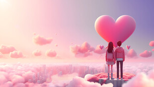 浪漫520情人节恋爱爱情情